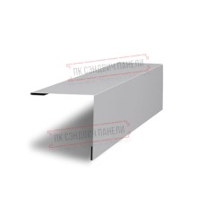 Планка завершающая 50х50 жалюзи Milan 0,45 Print Elite Milky Wood