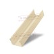 Стойка жалюзи Milan,Tokyo 0,5 Satin с пленкой RAL 1015 светлая слоновая кость
