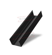 Стойка жалюзи Milan,Tokyo 0,45 Drap ST RAL 9005 черный