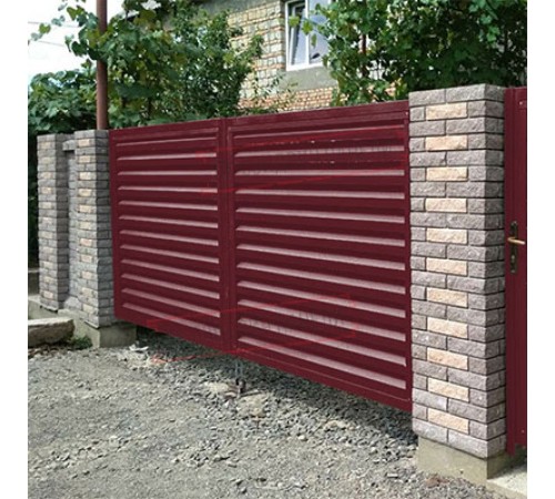 Ворота Жалюзи 2,0х3,6 RAL 3005 без заполнения