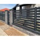 Ламель лицевая 150 Texas стартовая/финишная для калиток и ворот 0,5 Rooftop Matte RAL 7016 антрацитово-серый