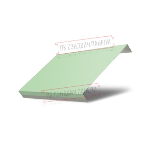 Ламель обратная 150 жалюзи Texas 0,45 PE с пленкой RAL 6019 бело-зеленый Ламель обратная 150 жалюзи Texas 0,45 PE с пленкой RAL 6019 бело-зеленый