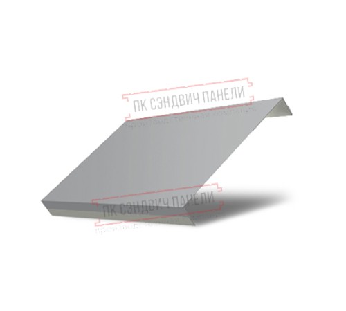 Ламель обратная 125 жалюзи Texas 0,5 Satin с пленкой RAL 7004 сигнальный серый Ламель обратная 125 жалюзи Texas 0,5 Satin с пленкой RAL 7004 сигнальный серый