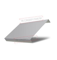Ламель обратная 125 жалюзи Texas 0,45 Print Elite Milky Wood