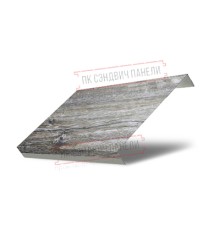 Ламель обратная 125 жалюзи Texas 0,45 Print Elite Nordic Wood