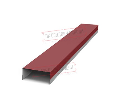 Крепежная планка верхняя Texas 0,5 Rooftop Matte RAL 3011 коричнево-красный Крепежная планка верхняя Texas 0,5 Rooftop Matte RAL 3011 коричнево-красный