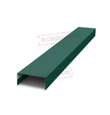 Крепежная планка нижняя Texas 0,45 PE с пленкой RAL 6005 зеленый мох