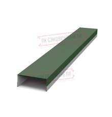 Крепежная планка верхняя Texas 0,5 GreenCoat Pural BT RR 11 темно-зеленый (RAL 6020 хромовая зелень)