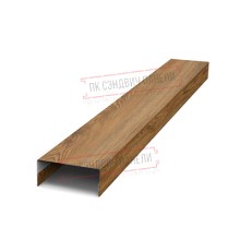 Крепежная планка нижняя Texas 0,45 Print Elite Antique Wood