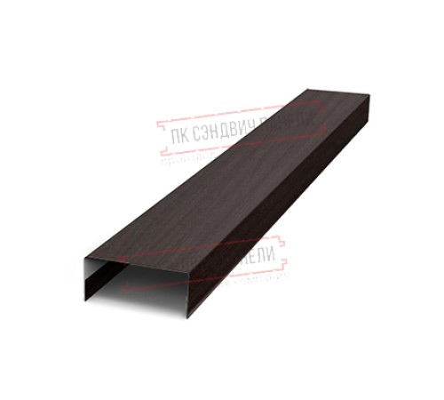 Крепежная планка нижняя Texas 0,45 Print Elite Coffee Wood Крепежная планка нижняя Texas 0,45 Print Elite Coffee Wood