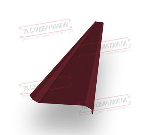 Забор-жалюзи S 58х151 мм, двухсторонний ПЭ, Ral 3005 - 0,5мм