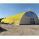 Профнастил H114ПГ-0.75, для бескаркасных ангаров, Полиэстер RAL 1018