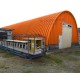 Профнастил H112ПГ-0.8, для бескаркасных ангаров, Полиэстер RAL 2004