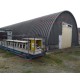 Профнастил H112ПГ-0.9, для бескаркасных ангаров, Полиэстер RAL 7024