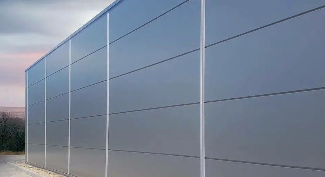 Гладкие стеновые сэндвич-панели ППС