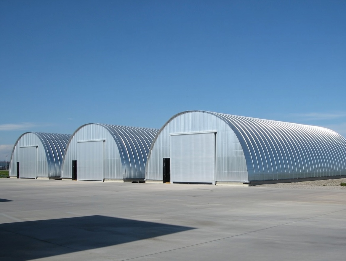 Арочная кровля из профнастила