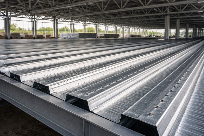 Профнастил на объекте (пример)