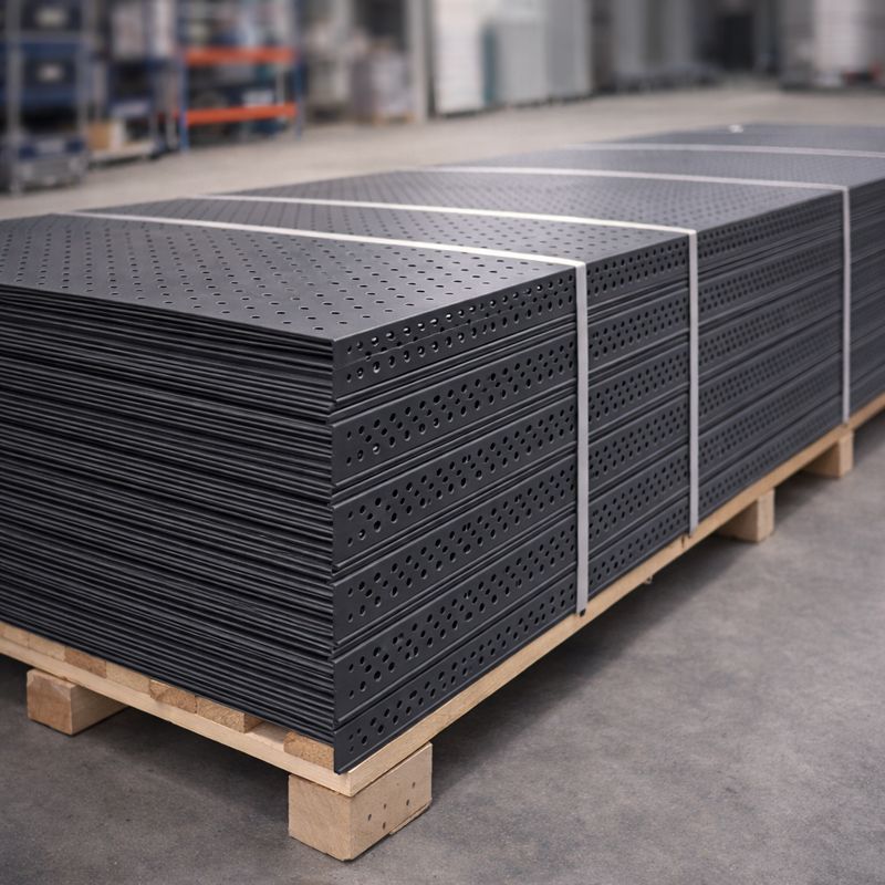 Перфорированный профнастил Т-8: пример узла