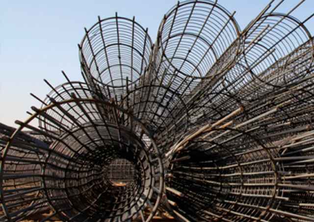 Каркасы свай и колонн