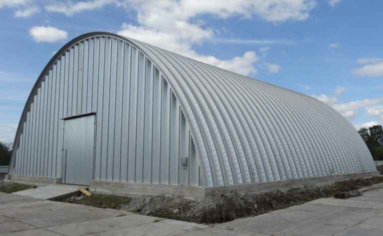 Арочный профнастил С21ПГ — объект 1