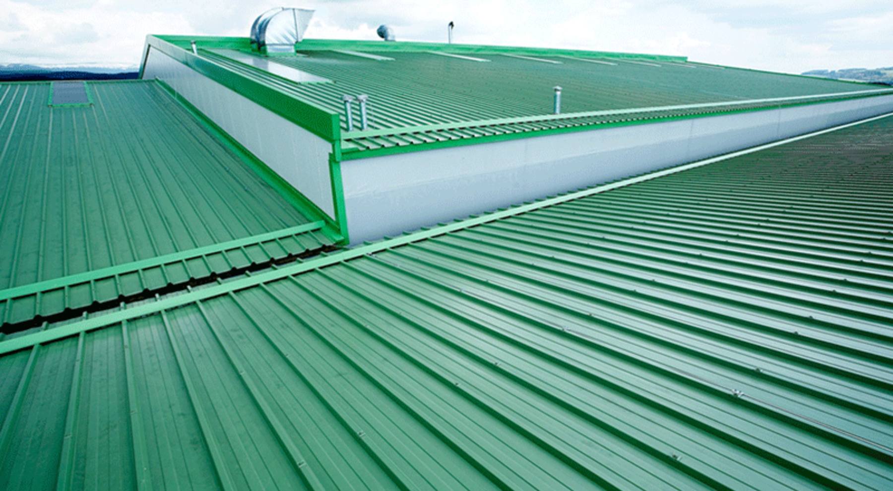 Кровельные сэндвич-панели 40 мм — пример