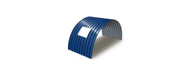 Продольно гнутый профнастил С8ПГ