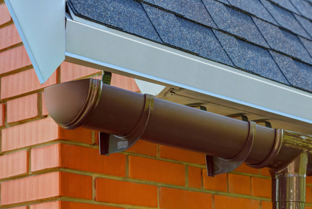 Заглушка желоба металлическая для водосточных систем