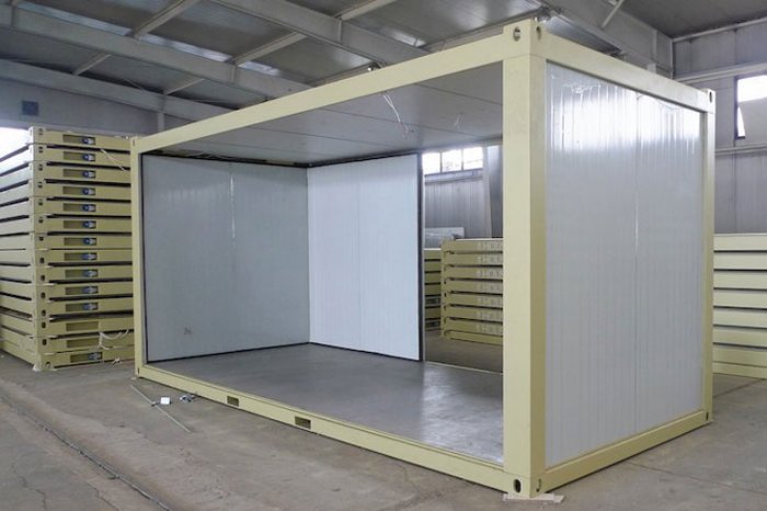 Монтаж панелей для холодных помещений — объект 2