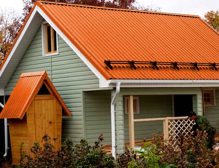 Производство и поставка профнастила кровельного МП35