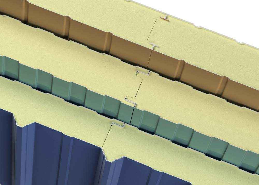 Кровельные сэндвич панели 10 мм