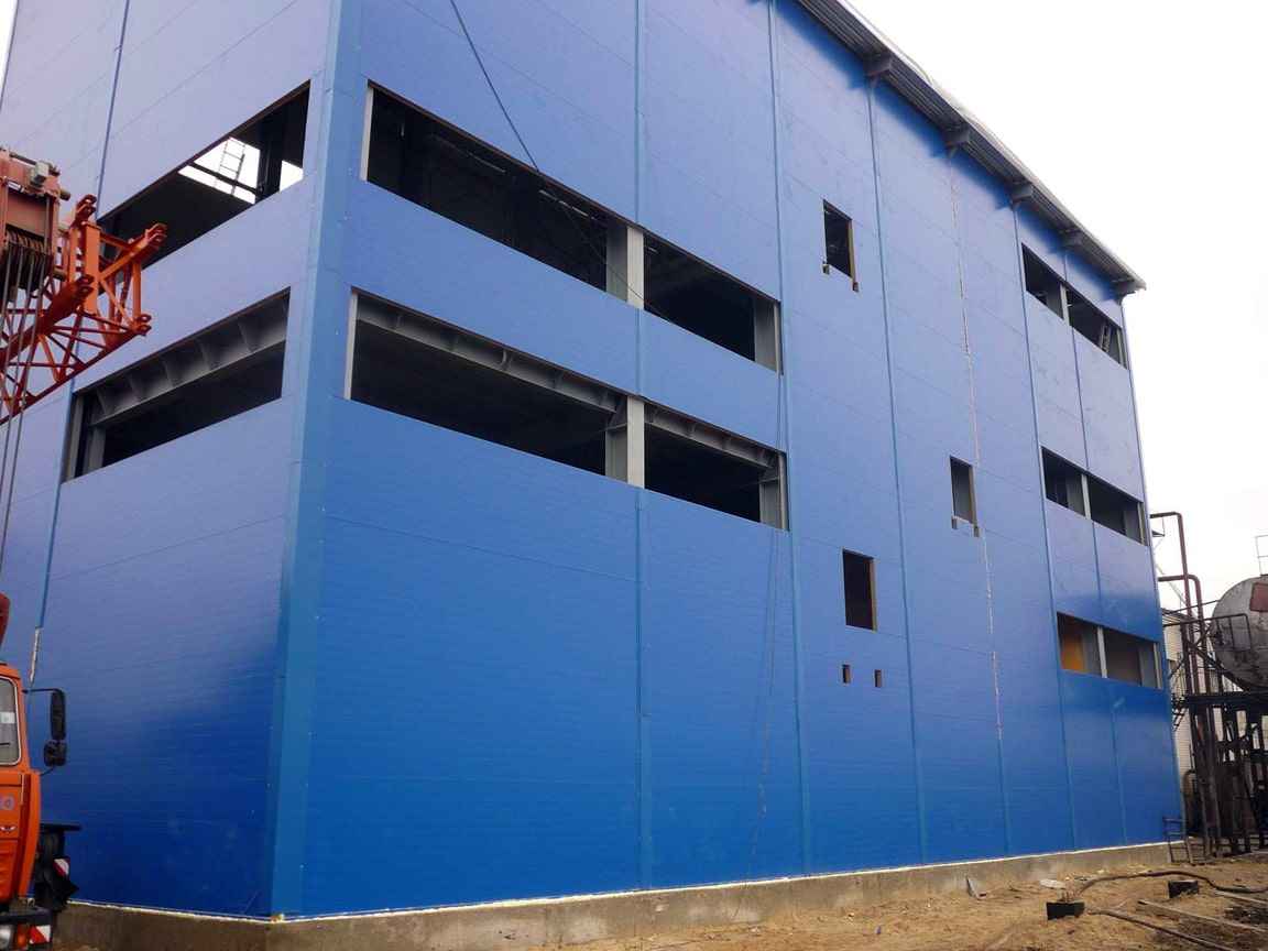 Гладкие сэндвич-панели PIR