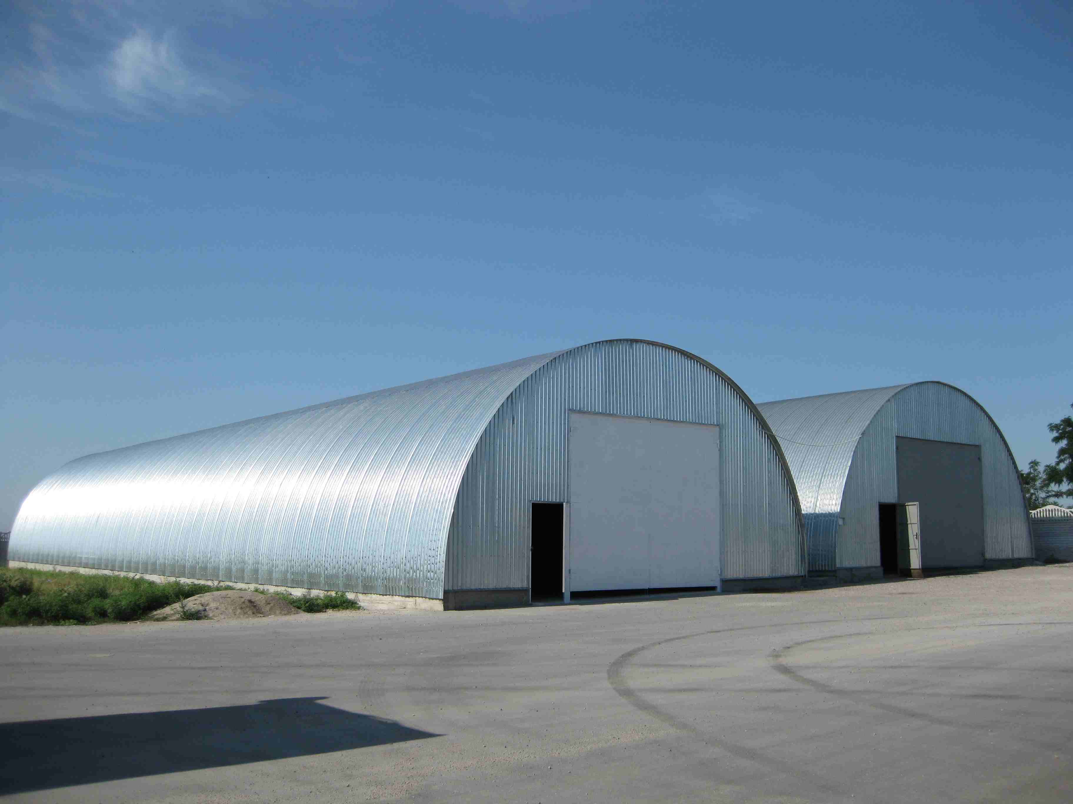 Арочный профнастил НС35ПГ — объект 3