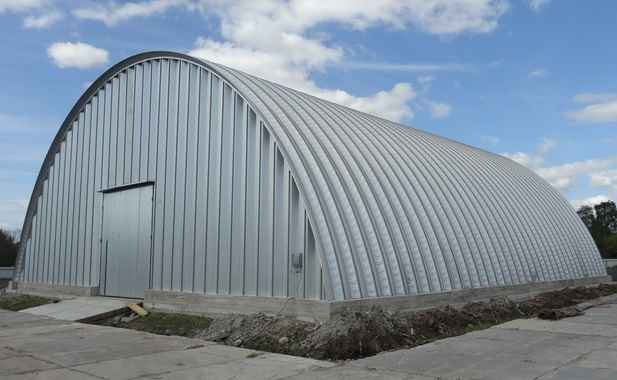 Арочный профнастил НС35ПГ — объект 1