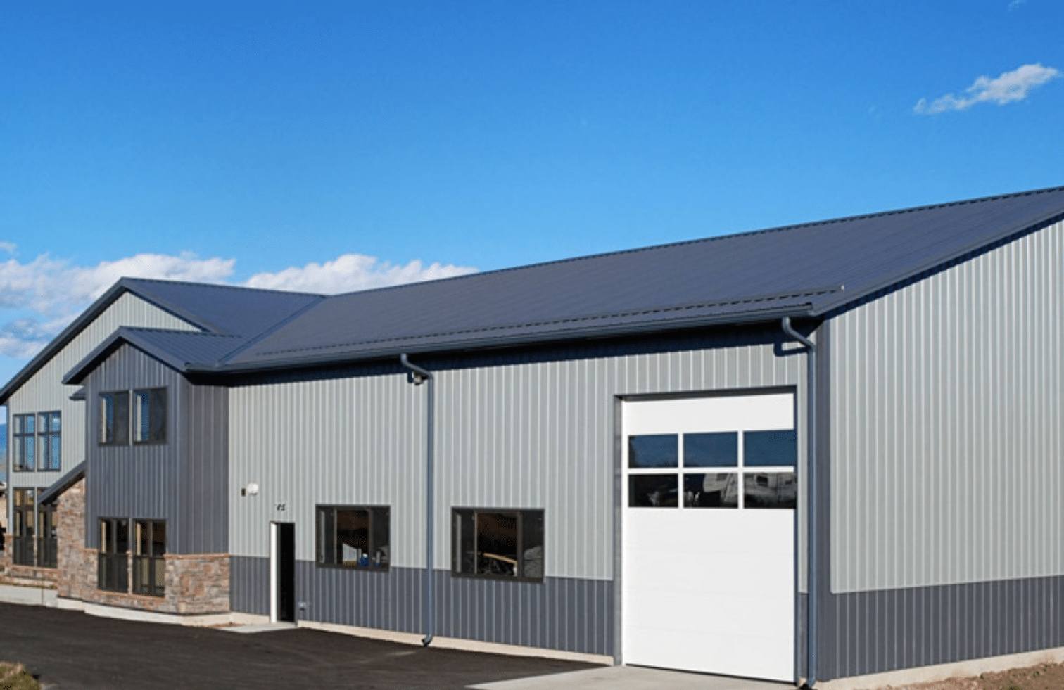 Кровельные сэндвич-панели 140 мм — объект 1