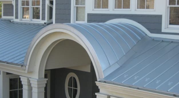 Фальцевая кровля на объекте