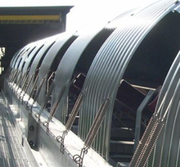 Продольно гнутый профнастил НС18ПГ — объект 1