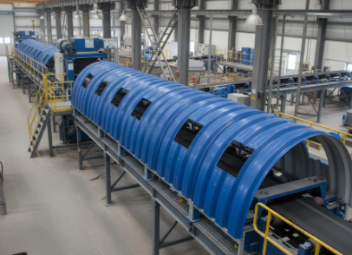 Продольно гнутый профнастил НС18ПГ