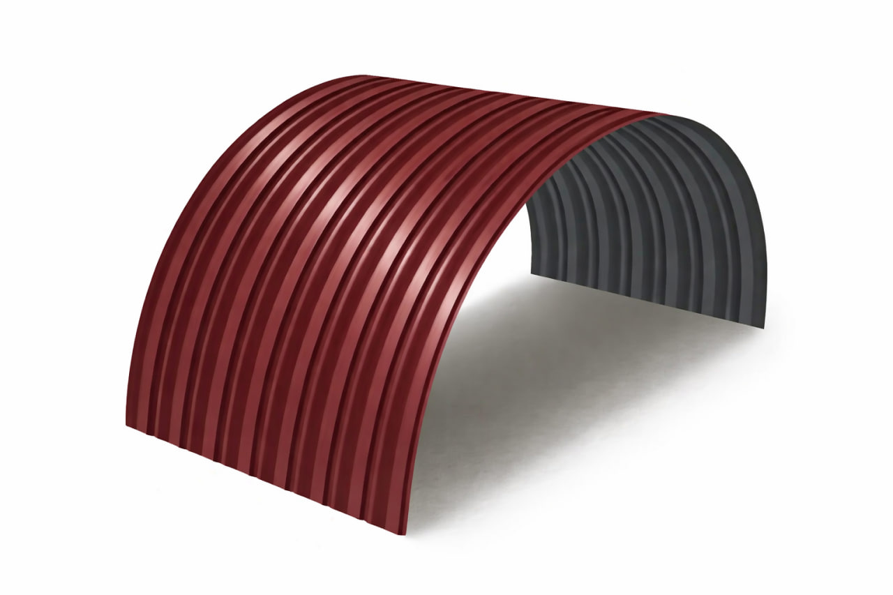 Профнастил С-15ПГ 1190 0,7 с гранью полиэстер RAL 3005