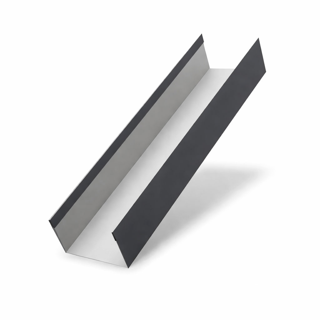 Крышка 45х20 жалюзи Texas 0,5 PurPro Matt 275 RAL 7024 Мокрый асфальт