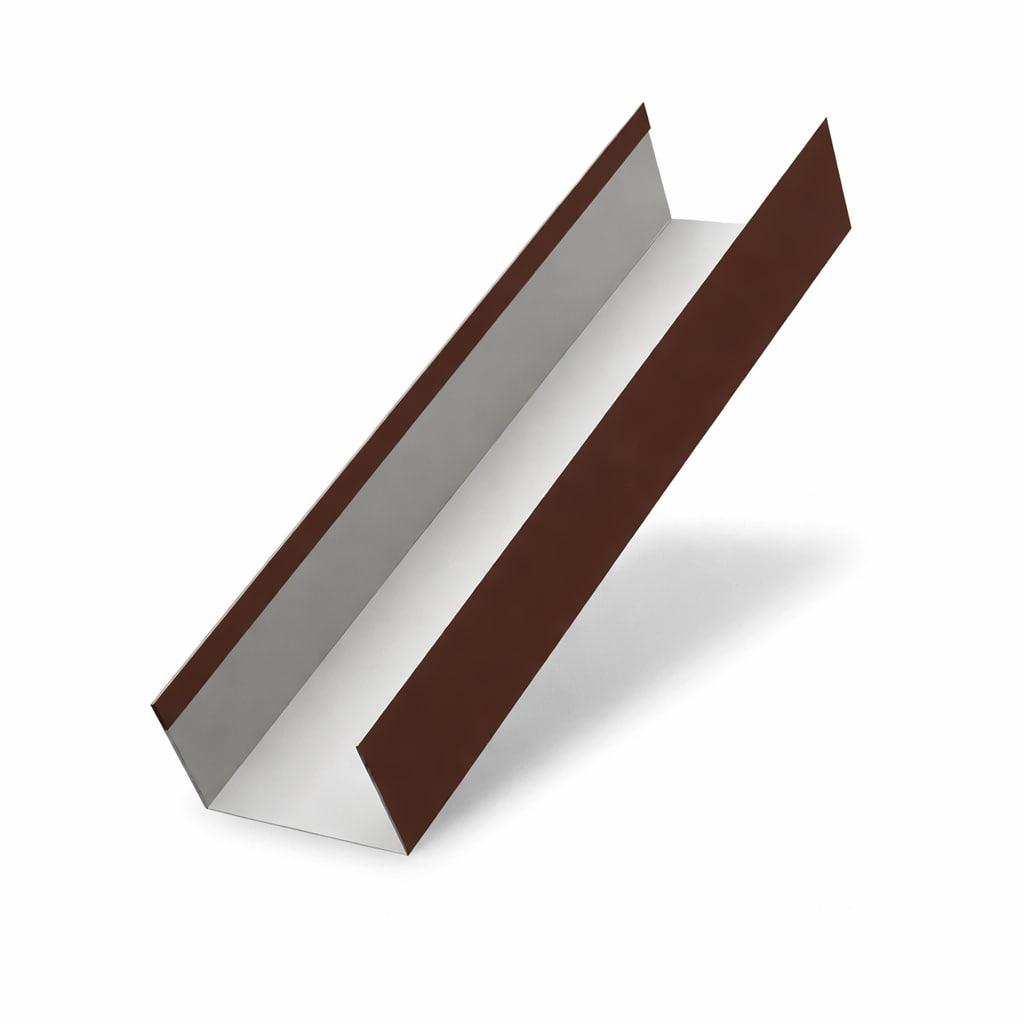 Крышка 45х20 жалюзи Texas 0,5 Quarzit PRO Matt RAL 8017 Шоколад