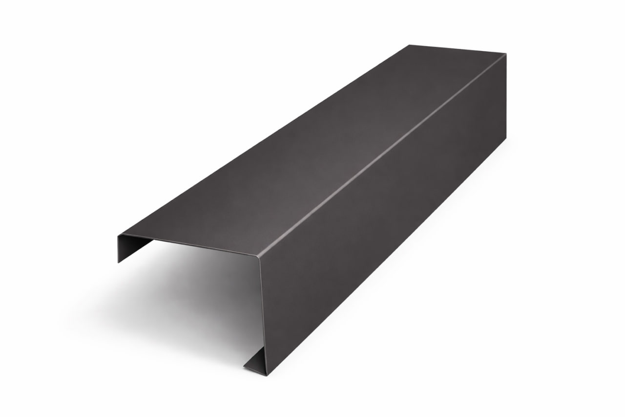 Декоративная накладка на столб угловая RR 32 RAL 8019