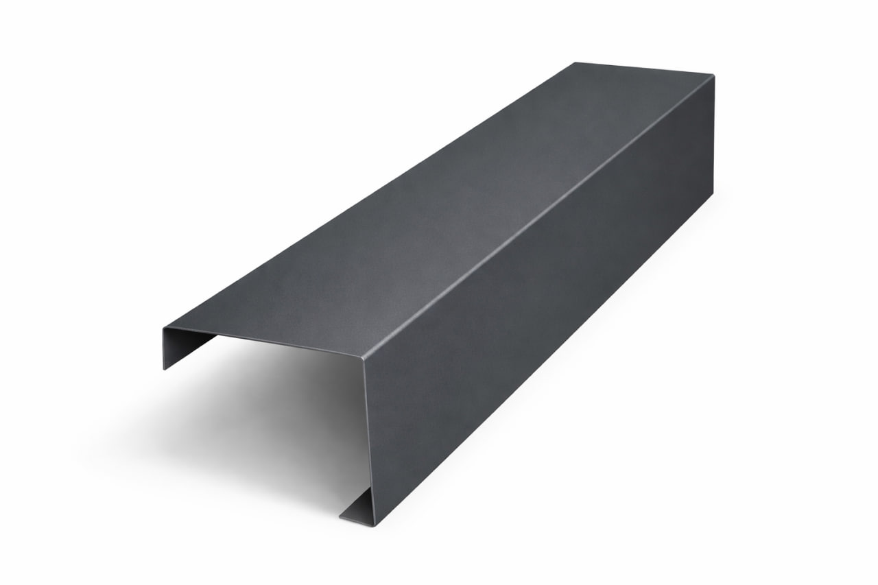 Декоративная накладка на столб угловая RR 2N3 / RAL 7016