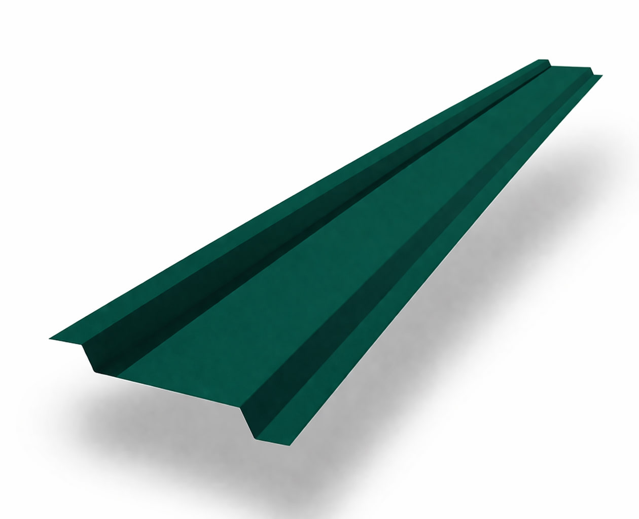 Забор жалюзи Z 46х135 мм PE RAL 6005 0,35 мм