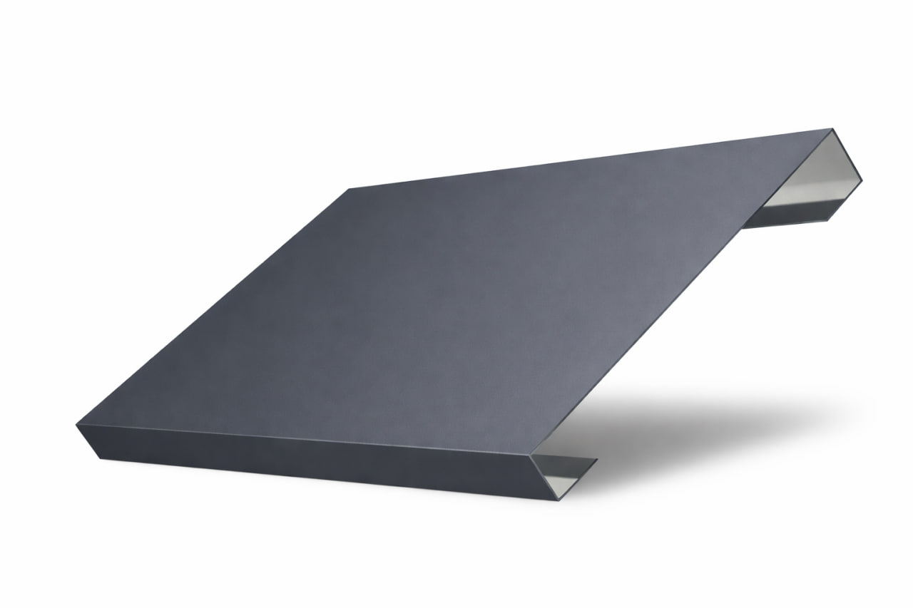 Ламель лицевая 125 Texas стартовая/финишная RAL 7024