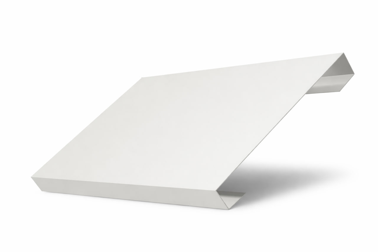 Ламель лицевая 125 жалюзи Texas RAL 9003