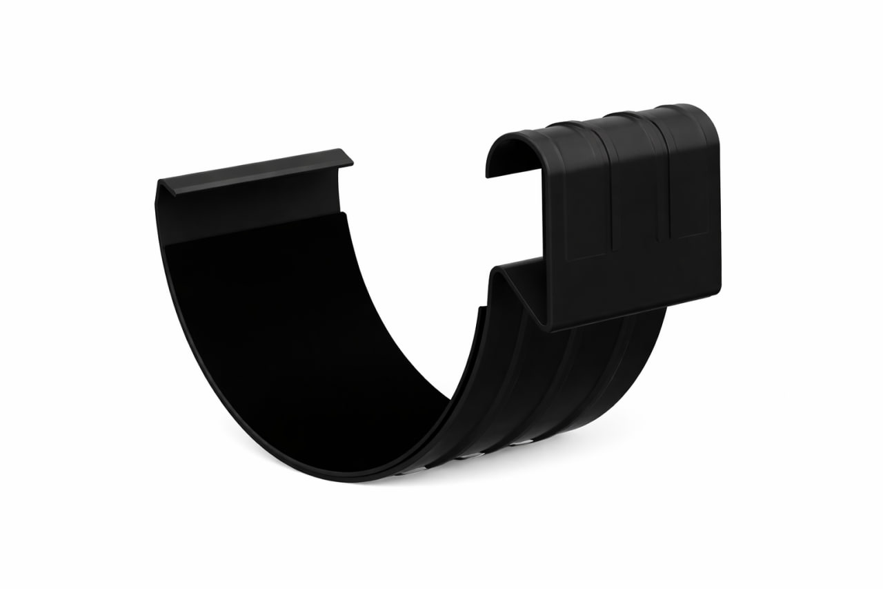 Соединитель желоба D125 Purman двусторонний RAL9005