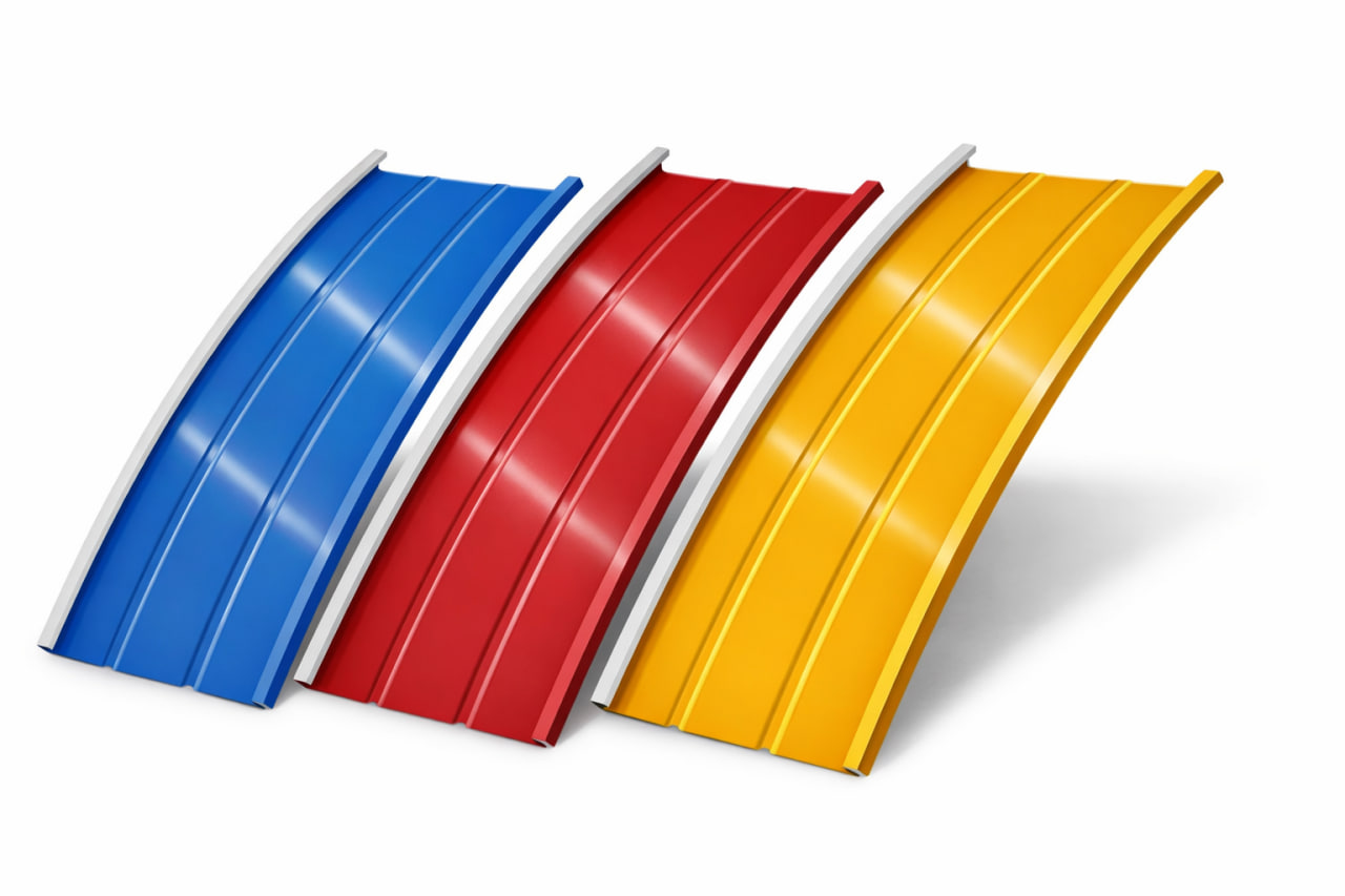 Продольно гнутый фальц профилированный на объекте