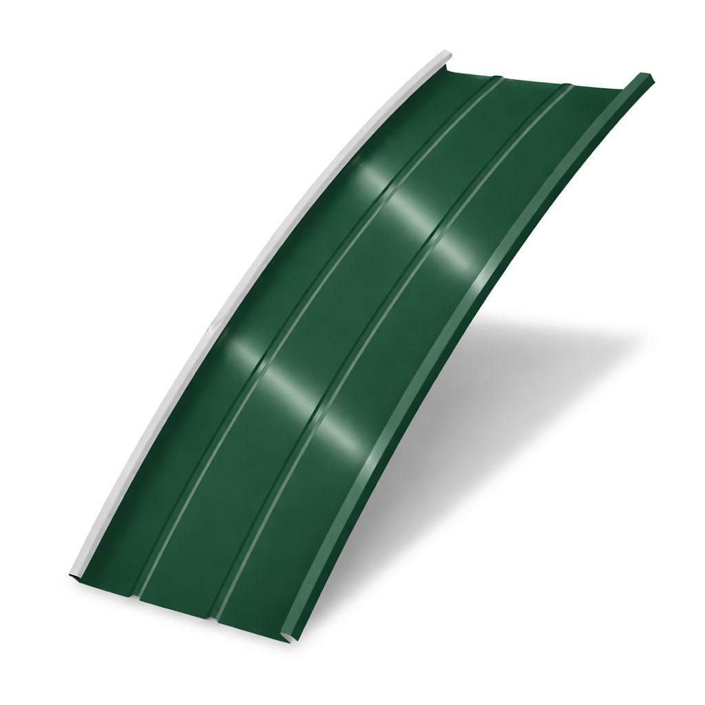 Продольно гнутый фальц профилированный 0,5 RAL 6005 Satin