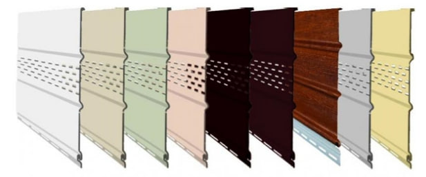 Металлические софиты на объекте