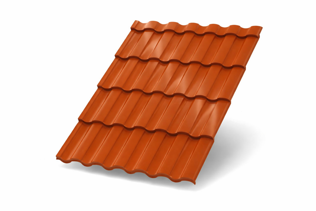 Металлочерепица Монтекристо M Copper Copper Agneta 0.5